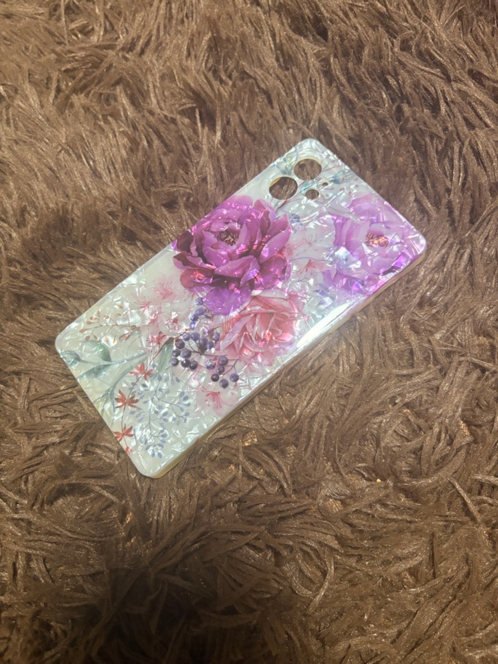 iPhone 11 Square Flower Marble Case - Picture 7 of 11